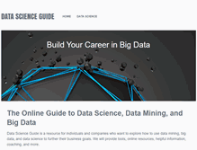 Tablet Screenshot of datascienceguide.com